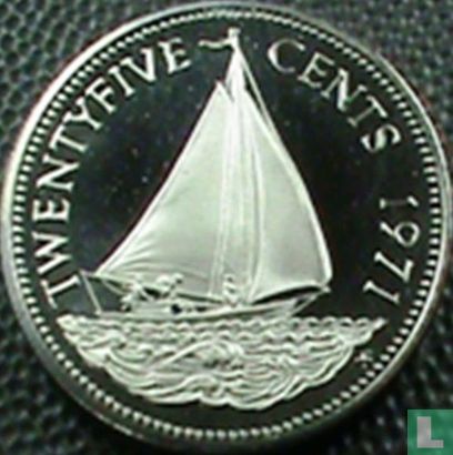 Bahama's 25 cents 1971 (PROOF) - Afbeelding 1