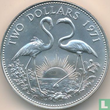 Bahamas 2 dollars 1971 - Image 1
