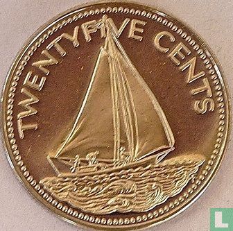 Bahamas 25 cents 1974 (BE) - Image 2