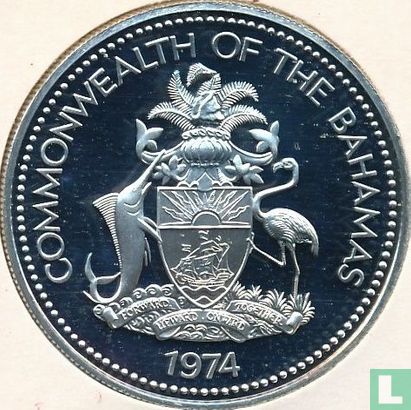 Bahamas 2 dollars 1974 (PROOF) - Image 1