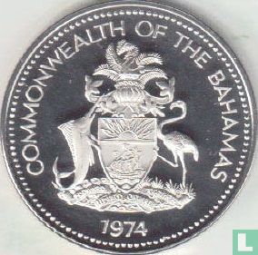 Bahama's 25 cents 1974 - Afbeelding 1