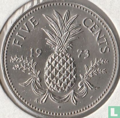 Bahamas 5 cents 1973 (FM) - Image 1