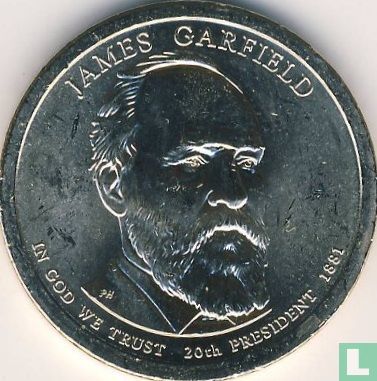 United States 1 dollar 2011 (P) "James Garfield" - Image 1