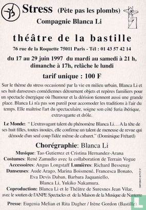 théâtre de la bastille - Compagnie Blanca Li - Image 2