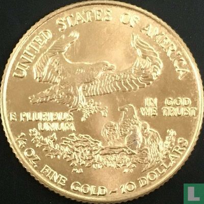États-Unis 10 dollars 1999 "Gold eagle" - Image 2