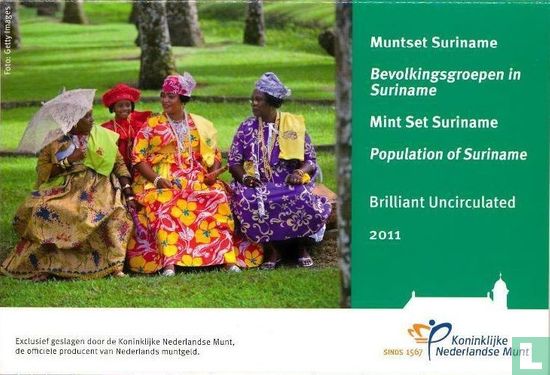 Suriname mint set 2011 "Population of Suriname" - Image 1