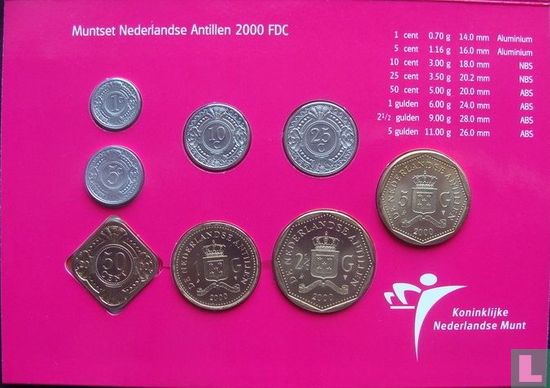 Netherlands Antilles mint set 2000 - Image 2