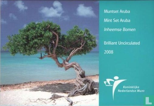 Aruba jaarset 2008 "Native trees" - Afbeelding 1