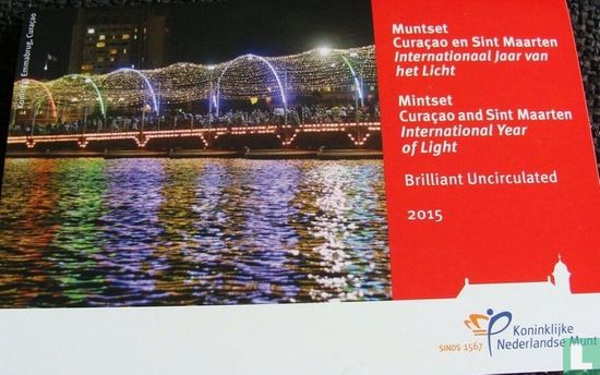Netherlands Antilles mint set 2015 "International year of light" - Image 1