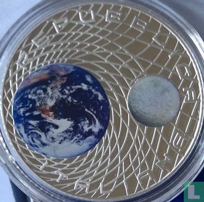Italië 5 euro 2019 (PROOF) "50th anniversary of the moon landing" - Afbeelding 2