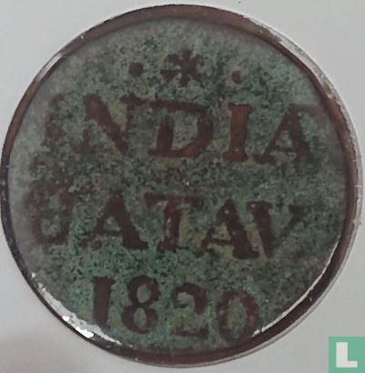 Nederlands-Indië ½ stuiver 1820 (zonder G - kleine S) - Afbeelding 1