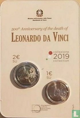 Italy combination set 2019 "500th anniversary of the death of Leonardo da Vinci" - Image 3