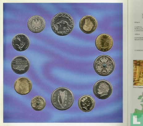 Plusieurs pays coffret "Europa - 1992 European community coin collection" - Image 3