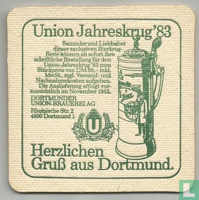  Union Jahreskrug '83 Siegel-Pils - Bild 1