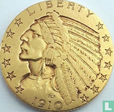 États-Unis 5 dollars 1910 (sans lettre) - Image 1
