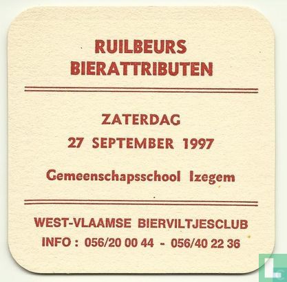Westmalle Trappist Dubbel Tripel/Ruilbeurs Bierattributen 1997 - Bild 1