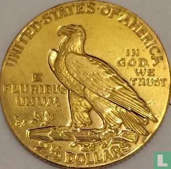 États-Unis 2½ dollars 1908 - Image 2