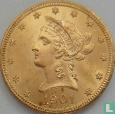 Vereinigte Staaten 10 Dollar 1901 (ohne Buchstabe) - Bild 1