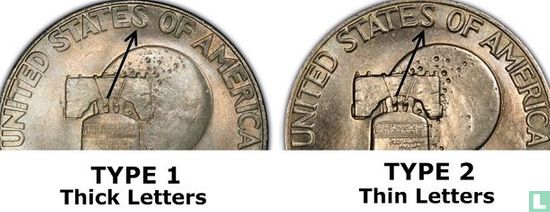 Vereinigte Staaten 1 Dollar 1976 (PP - Kupfer mit Nickel-Kupfer verkleidet - Typ 2) "200th anniversary of Independence" - Bild 3