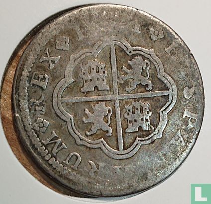 Spanje 2 real 1721 (M) - Afbeelding 1