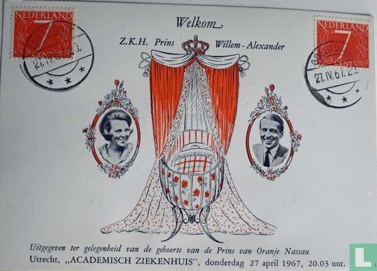 Naissance du prince Willem-Alexander