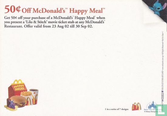 0380 - Lilo & Stitch / McDonald's Happy Meal - Afbeelding 2