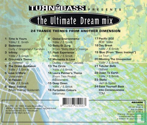 The Ultimate Dream mix - 24 Trance Themes From Another Dimension - Afbeelding 2
