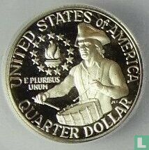 États-Unis ¼ dollar 1976 (BE - argent) "200th anniversary of Independence" - Image 2