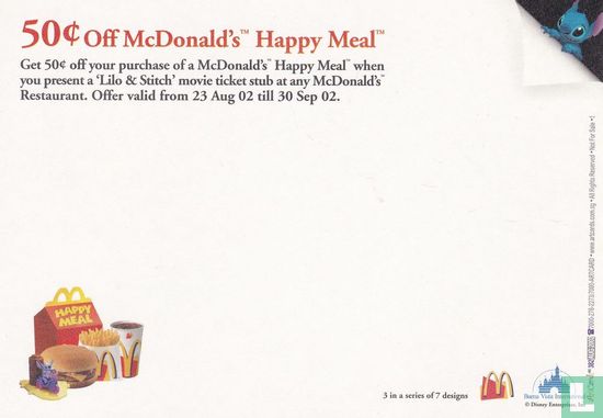 0382 - Lilo & Stitch / McDonald's Happy Meal  - Afbeelding 2