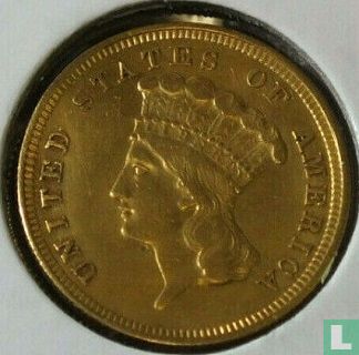Verenigde Staten 3 dollars 1854 (zonder letter) - Afbeelding 2