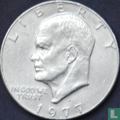 États-Unis 1 dollar 1977 (D) - Image 1