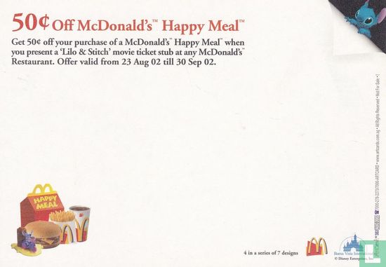 0383 - Lilo & Stitch / McDonald's Happy Meal   - Afbeelding 2