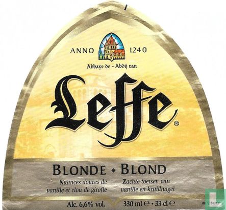 Leffe Blonde Blond (export) - Afbeelding 1