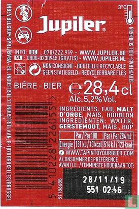 Jupiler (28,4cl) - Afbeelding 2