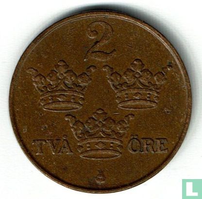 Suède 2 öre 1916 (type 2) - Image 2