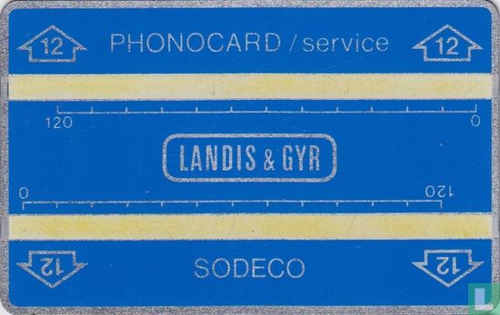 Phonocard service Stu.12 - Afbeelding 1