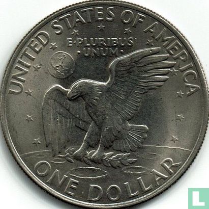 États-Unis 1 dollar 1971 (D) - Image 2