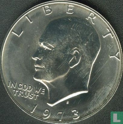 États-Unis 1 dollar 1973 (S) - Image 1