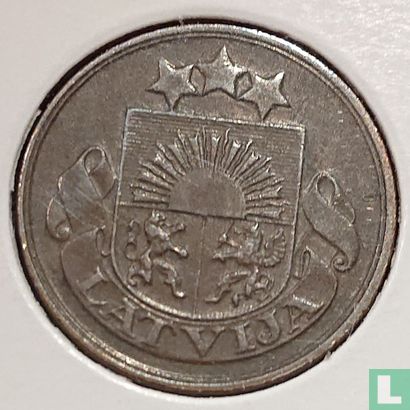Latvia 2 santimi 1922 (without mintmark) - Image 2