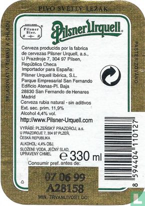 Pilsner Urquell (Export) - Afbeelding 2