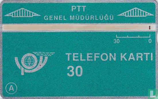 Telefon karti 30 - T.C. Ziraat Bankasi - Afbeelding 1