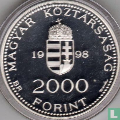 Hongrie 2000 forint 1998 (BE) "Integration into the European Union" - Image 1