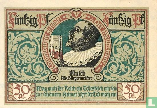 Rothenburg, Ville - 50 Pfennig (5) 1921 - Image 2