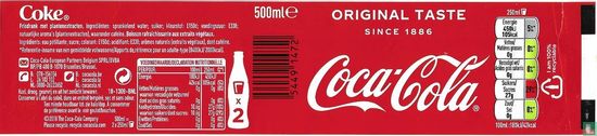 Coca-Cola 500ml (BeNeLux)