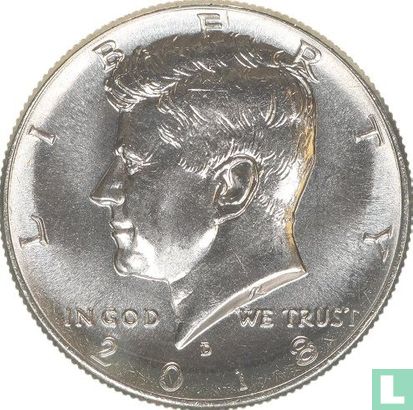 États-Unis ½ dollar 2018 (D) - Image 1