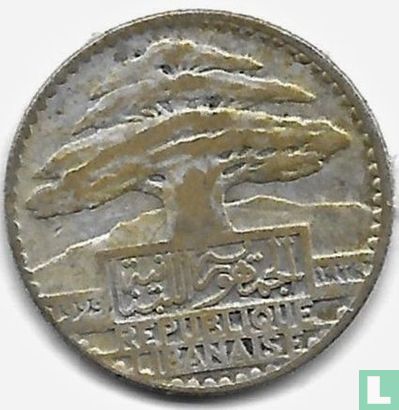 Lebanon 10 piastres 1929 - Image 1