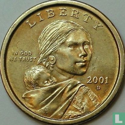États-Unis 1 dollar 2001 (D) - Image 1