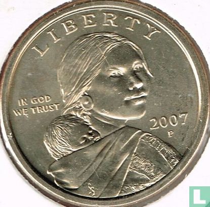 États-Unis 1 dollar 2007 (P) - Image 1