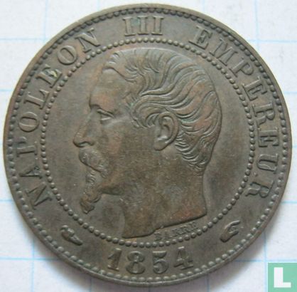 Frankrijk 5 centimes 1854 (A) - Afbeelding 1