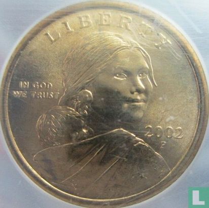 United States 1 dollar 2002 (P) - Image 1